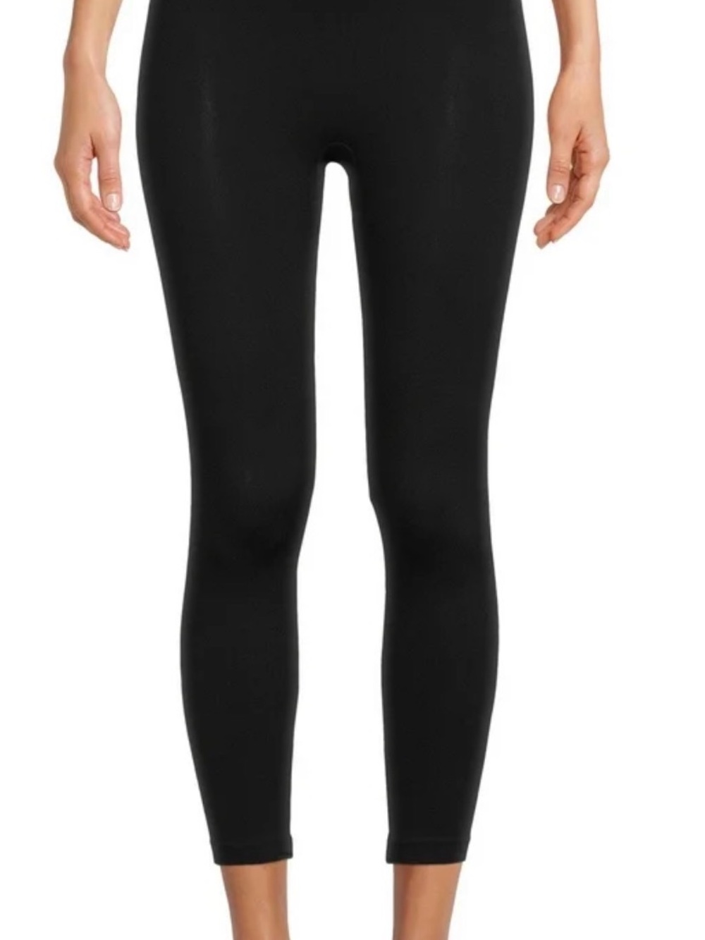 Warners Black Seamless Leggings with Soft Waistband